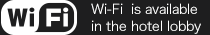 Wi-Fi is available in the hotel lobby