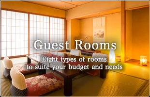 Guest Rooms Eight types of rooms to suite your budget and needs