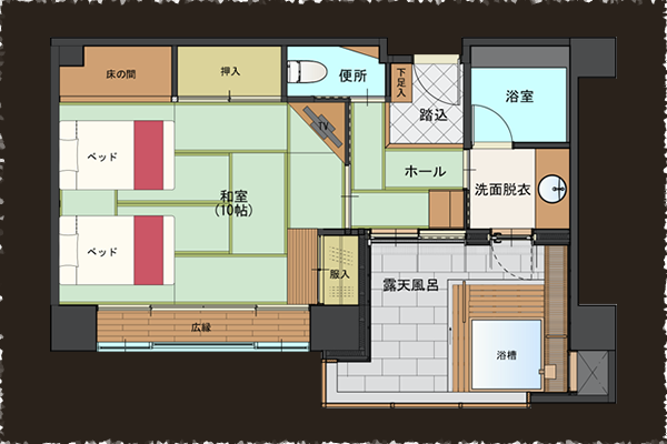 浮舟 間取り図